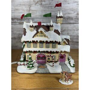 Hawthorne Village Rudolph's Christmas Town Santa and Mrs. Claus Castle W/Rudolph